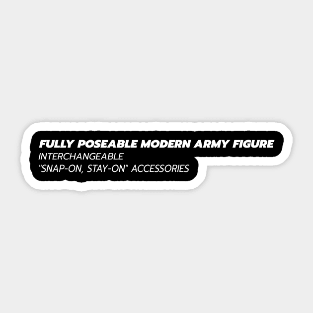 G.I. Joe - Fully Poseable Modern Army Figure Sticker by MySideOfTheLaundryRoom